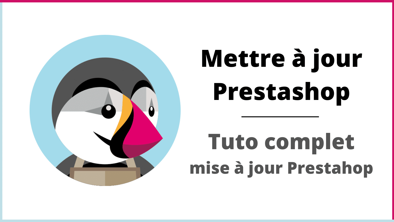 mise à jour Prestashop